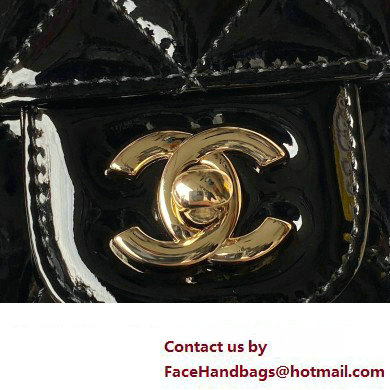 chanel Mirror Calfskin, Calfskin  &  Gold-Tone Metal Mini Flap Bag  &  Star Coin Purse AS4646 Black 2024